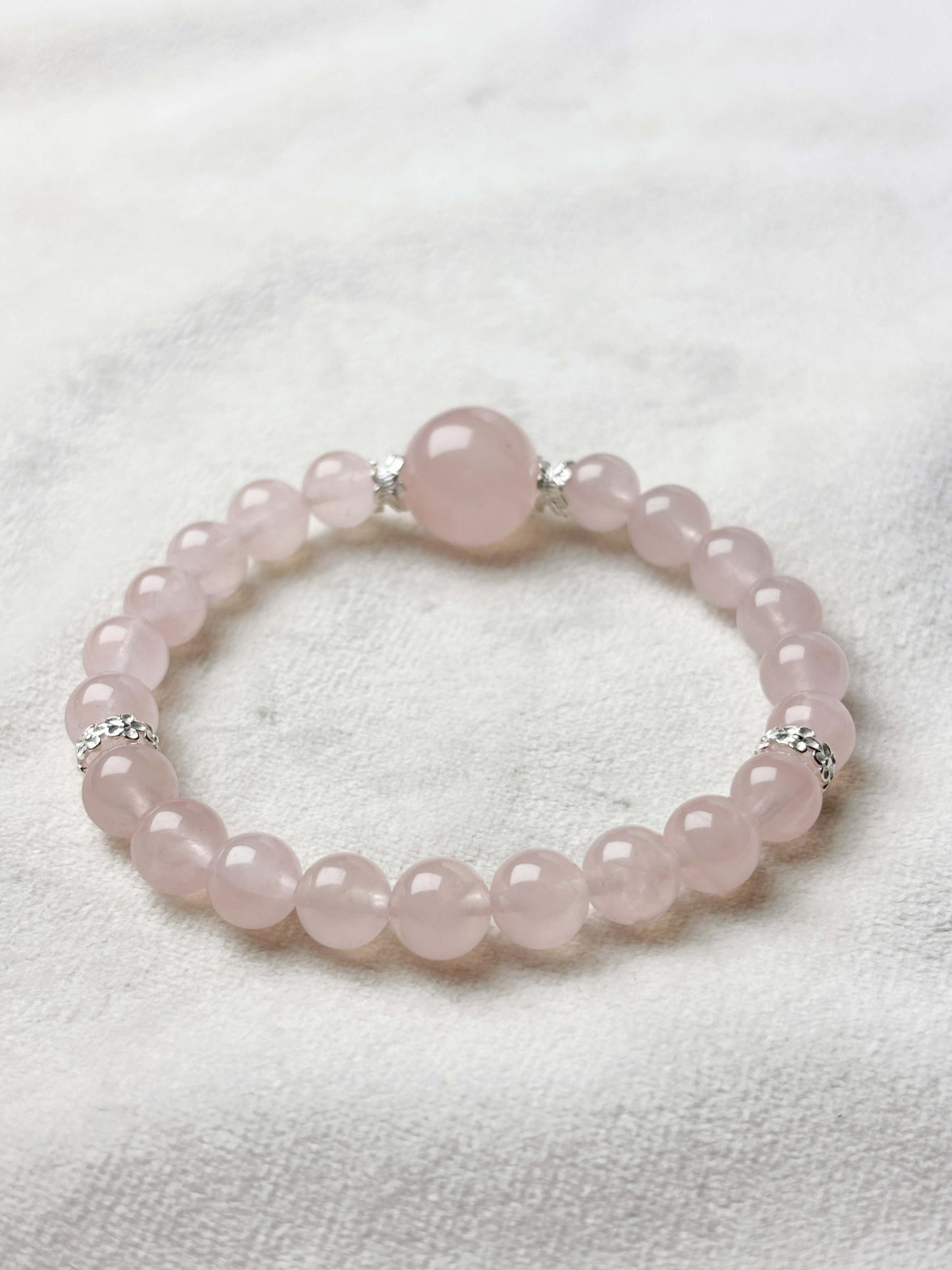 Cupid’s Chain – Rose Quartz Love Energy Bracelet (The Love Stone)