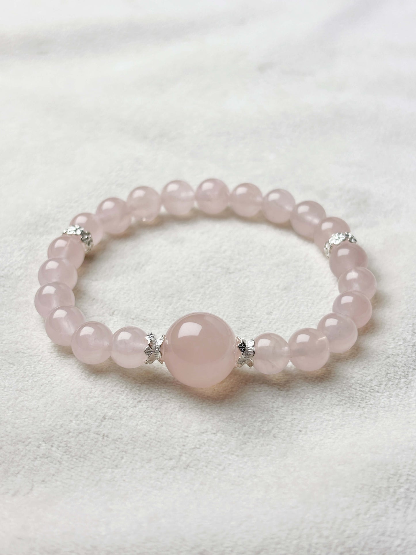 Cupid’s Chain – Rose Quartz Love Energy Bracelet (The Love Stone)