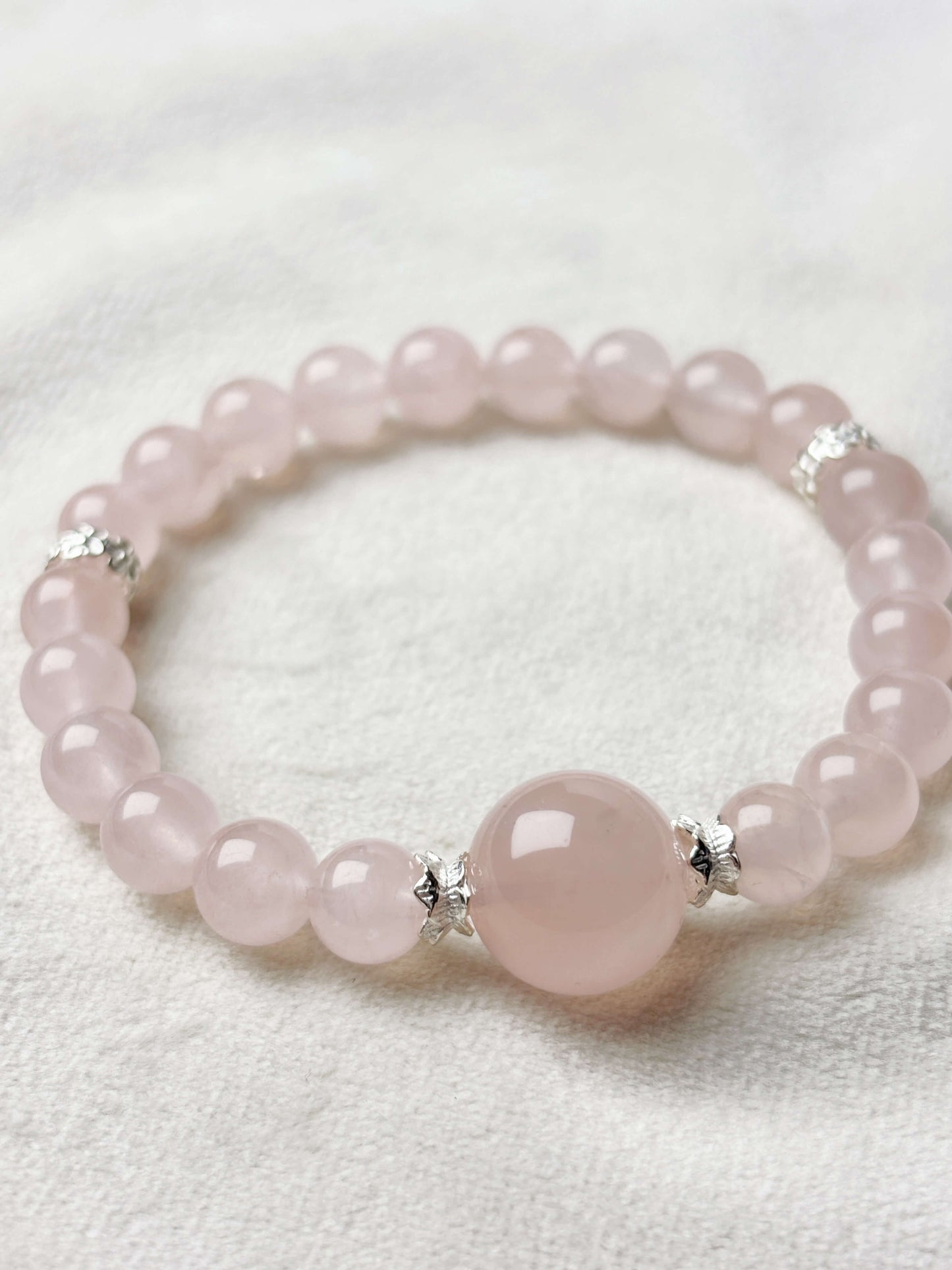 Cupid’s Chain – Rose Quartz Love Energy Bracelet (The Love Stone)