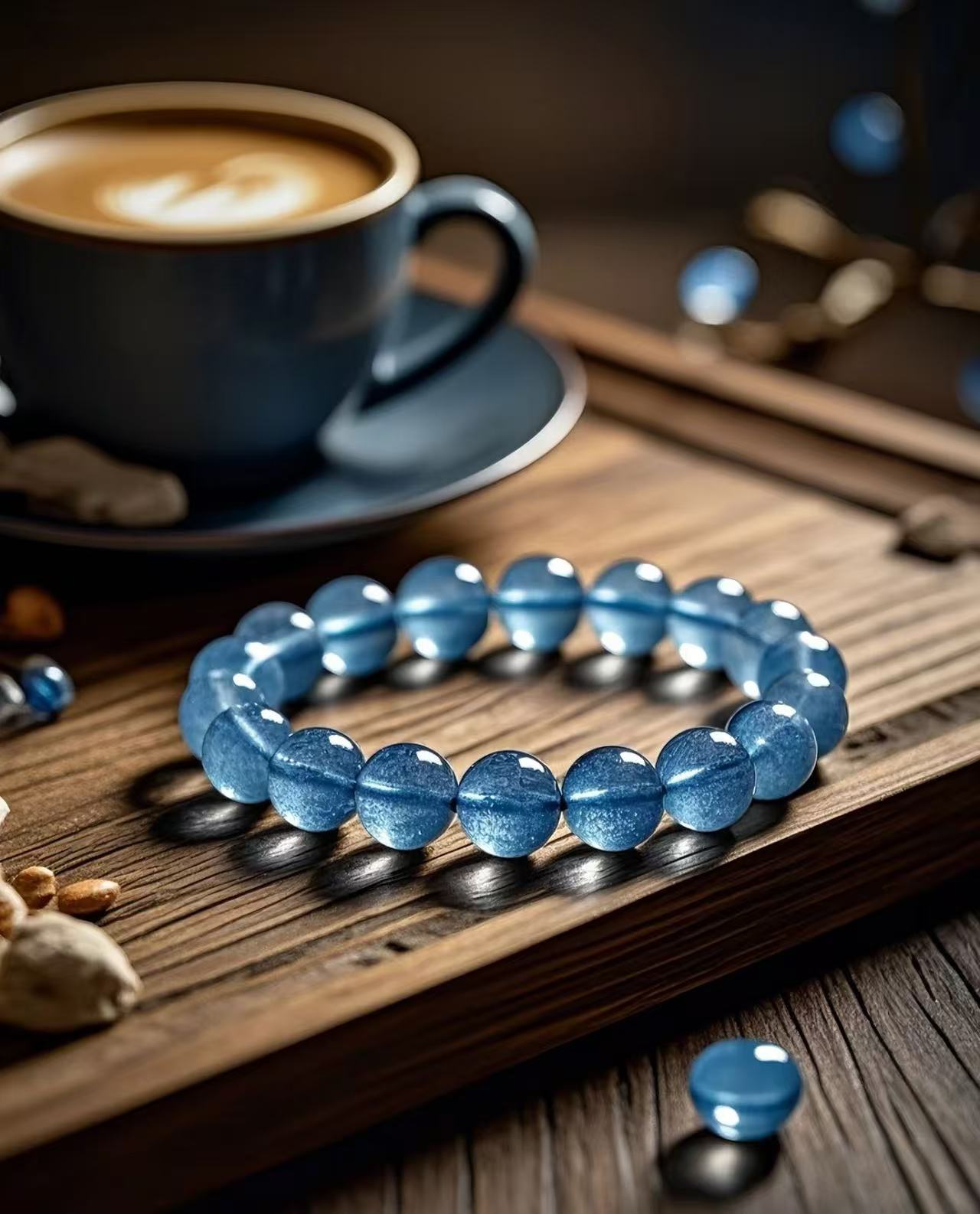 Ice "Water" Element Crystal Bracelet